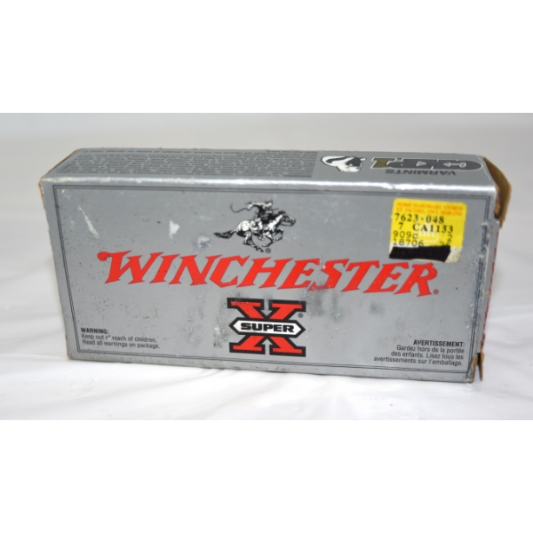 20 Rounds Winchester Super X 22-250 Rem Caliber 55 Grain PSP Ammunition