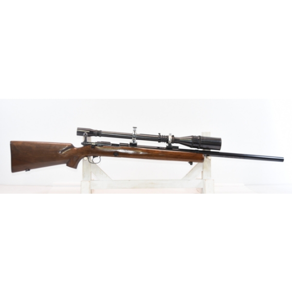 Winchester M52 22 Cal Bolt Action Rifle with Period Rifle Scope 
