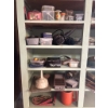 Image 5 : Shelving Unit, Vintage Sanyo Radio, Tools, Hardware & Assorted Supplies 