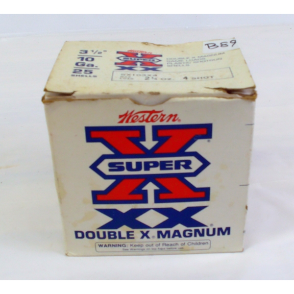 25 Rounds Winchester Double X Magnum 2 1/4oz #4 Lead Ammunition