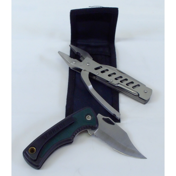 Box Lot Pocket Knife & Multi Tool