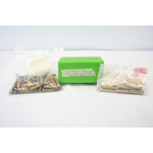 Box Lot Ammunition & Shot Brass