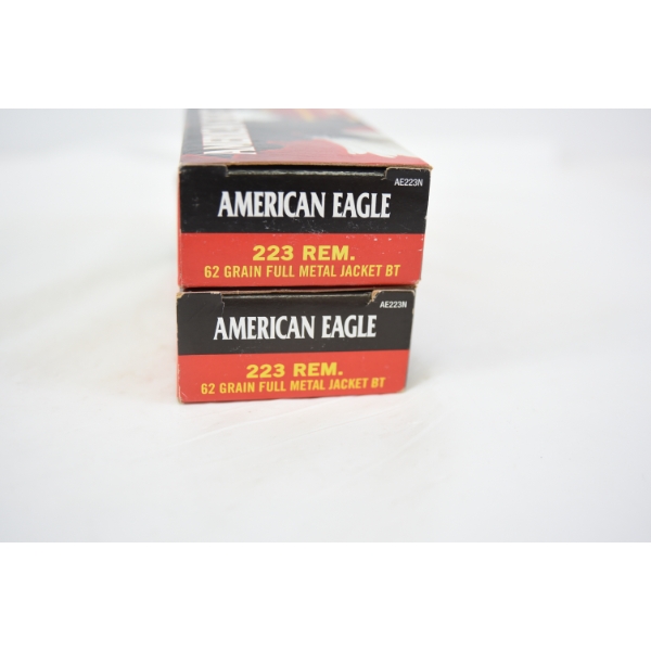 40 Rounds American Eagle 223 Rem Ammunition