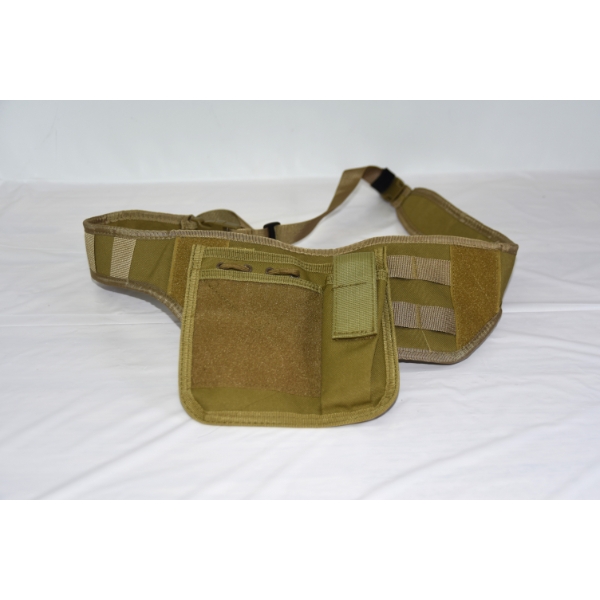 Khaki Cross Body Molle Panel Adjustable Harness