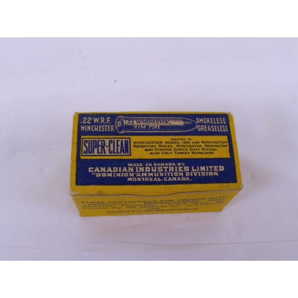 50 Rounds CIL Super Clean 22 WRF Ammunition 