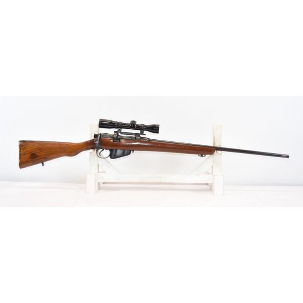 Lee Enfield Bolt Action .303 British Caliber Sporterized Parts Rifle With Scope