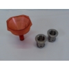 Image 1 : 2- Hornady LNL Die Bushings, 1- Powder Funnel