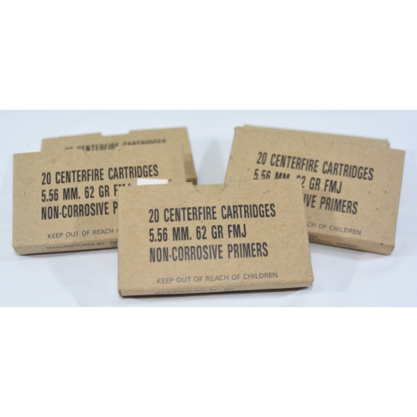 100 Rounds .223 Rem Caliber Ammunition
