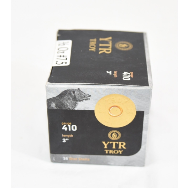 25 Rounds YTR Troy .410 Gauge 3" 1/2Oz #7.5 Ammunition