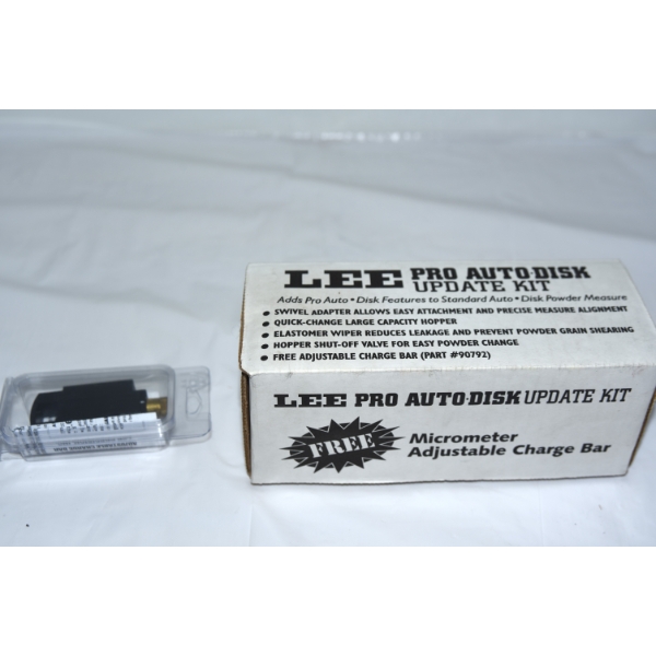 New Lee Pro Autodisk Set With Micrometer Ajust Charge Bar