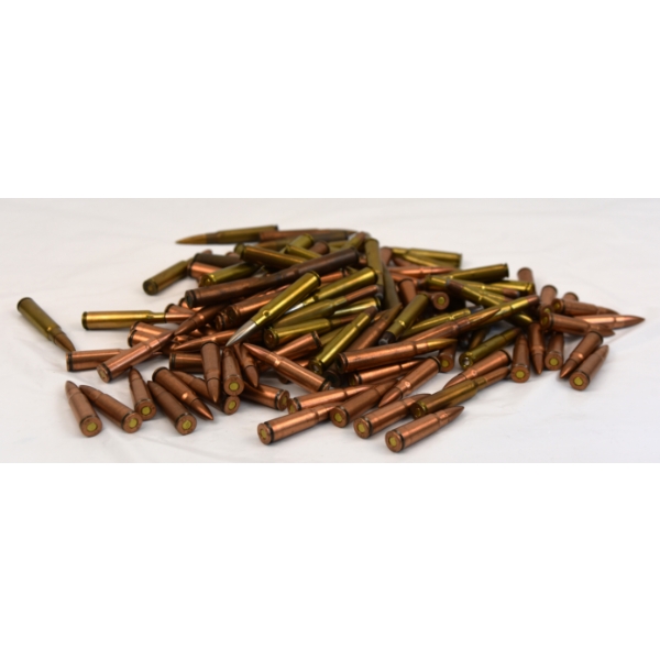 130 Rounds Assorted Brand & Caliber Ammunition 