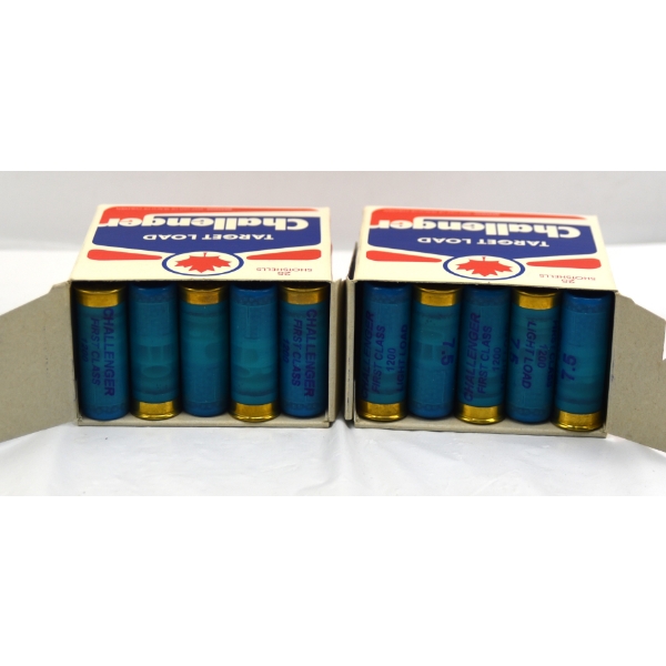 50 Rounds Challenger 12 Gauge 2 3/4 " /70mm N=7.5 Ammunition 