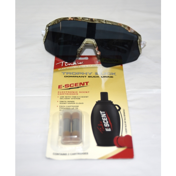 Tink's Scent Cartridges & Camo Cycling Style Glasses