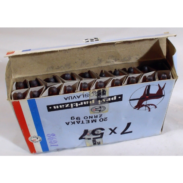 20 Rounds Privi 7x 57 Mauser 154gr JKT S.P. Factory Ammunition