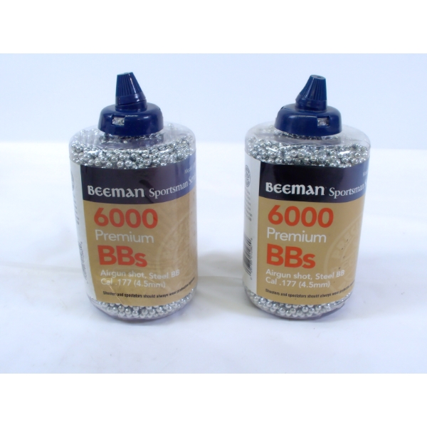 2 Bottles (6000 per) Beeman Precision BBs