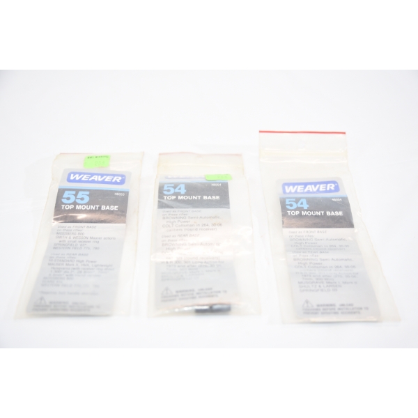 Box Lot Weaver Top Mount Bases