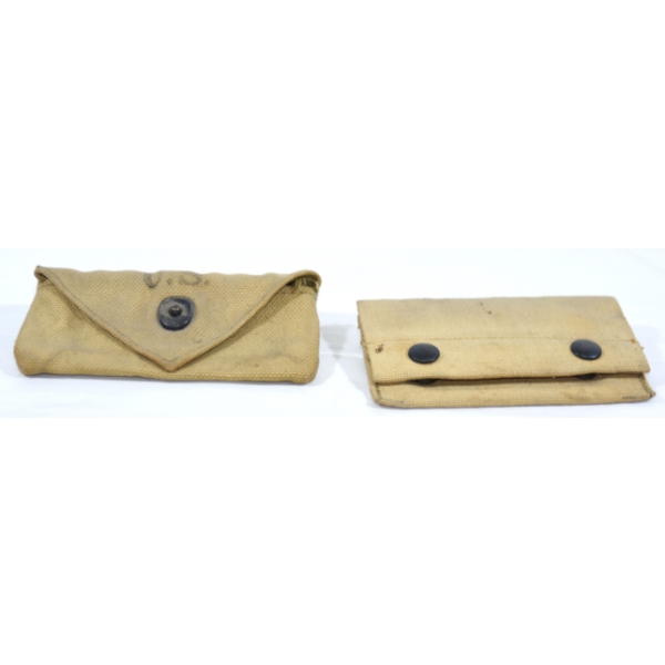 2 US Military M1942 First Aid Pouch 