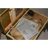 Image 1 : WWII Mine Detector In Crate With Manual & Other Items - Local Pickup