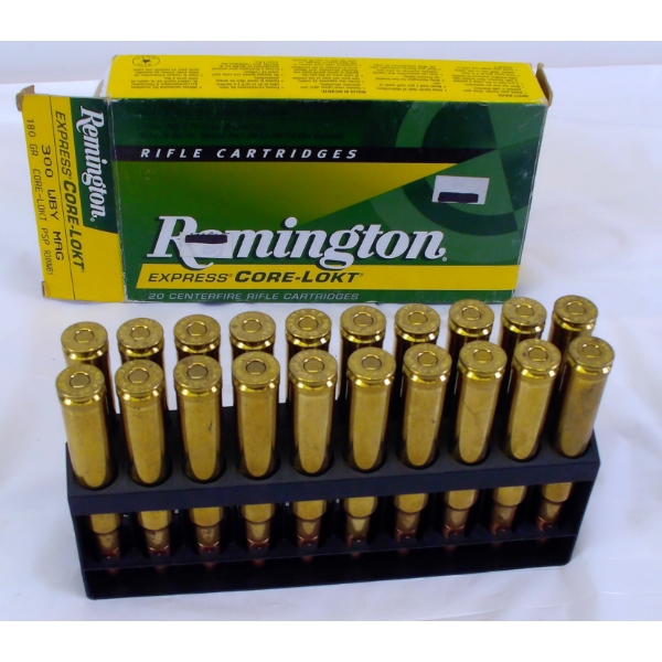 20 Rounds Remington Express Core-Lokt 300 WBY MAG 180gr Ammunition 