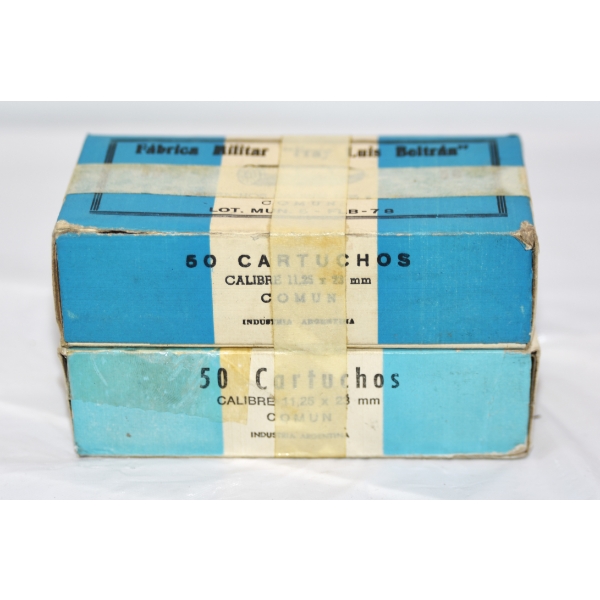 100 Rounds Fabrica Militar (Argentina) 11.25X23 MM (.45 ACP) Caliber Ammunition