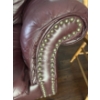Image 3 : Burgundy 2 Piece Leather Couch Set