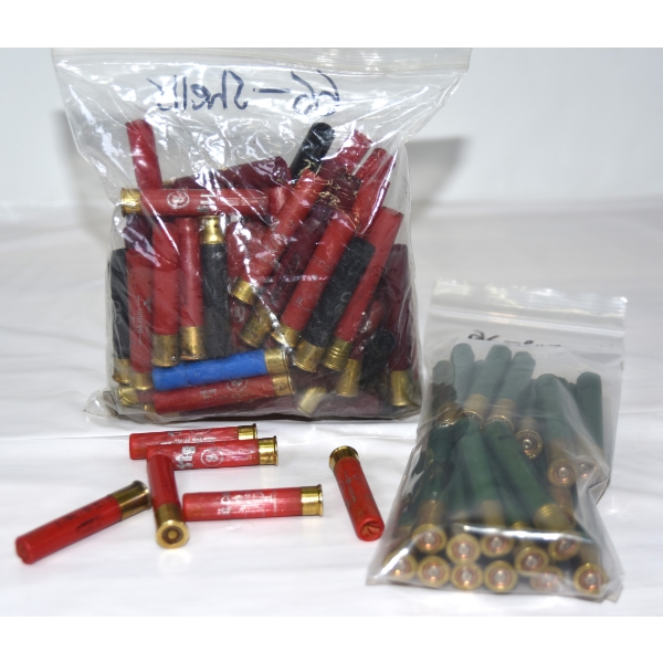 66 Plastic 410 Hulls, 26 Paper 410 Hulls, 6 Rounds Factory 410