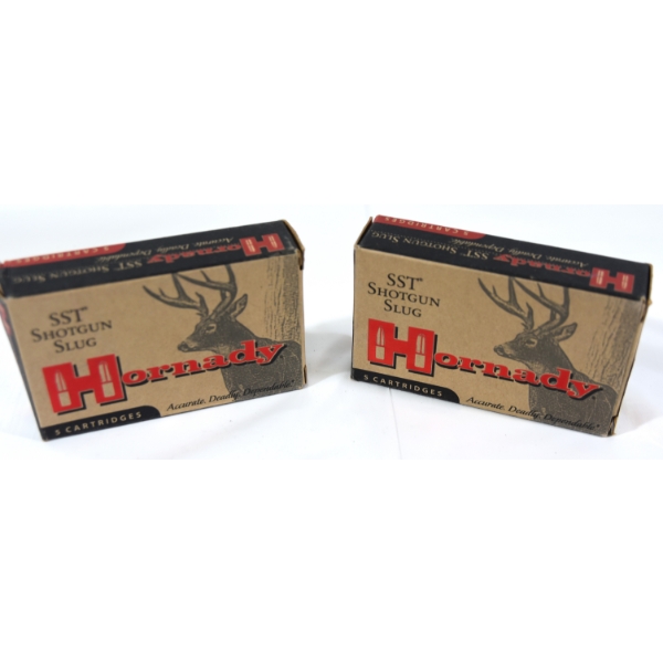 10 Rounds Hornady SST Shot Gun Slug 12 Gauge 2 3/4 " 300 Grain Ammunition 