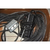 Image 4 : Black Extension Cord with Outlet Box & 6 Plug Surge Bar 