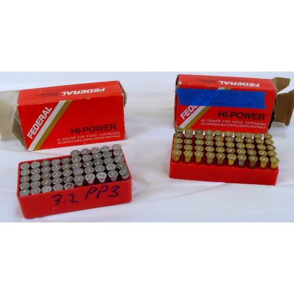 Box Lot Ammunition and Brass Federal 38 Special  