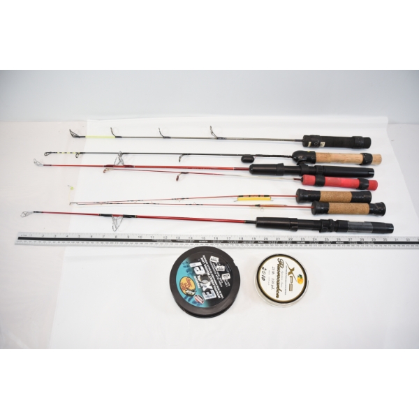 Box Lot Ice Fishing Poles