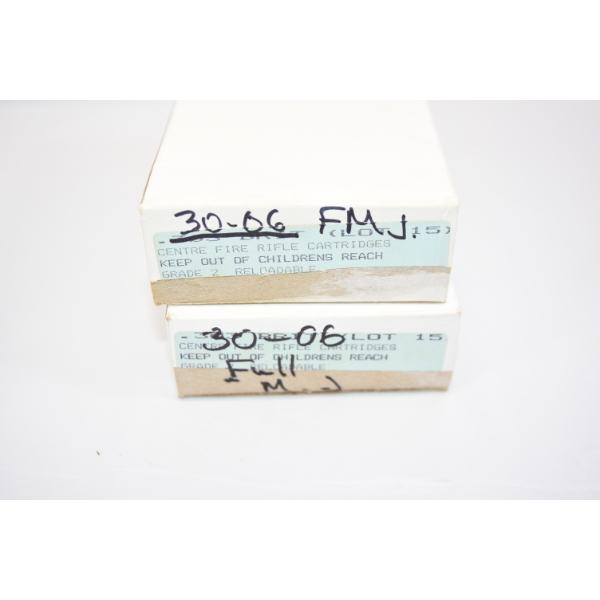 30 Rounds 30/06 F.M.J. Factory Ammunition 