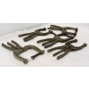 Image 4 : 5 Vintage Destaco Squeeze Action Toggle Clamps