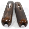Image 6 : 2 Walnut Wood Shotgun Forend With Checkering And A High  Gloss Finish 