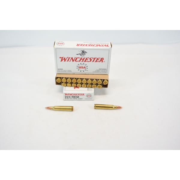 40 Rounds Winchester 223 Rem Ammunition