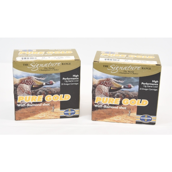 50 Rds. Gamebore Pure Gold 12ga. 2-1/2" #6 Shot Ammunition 