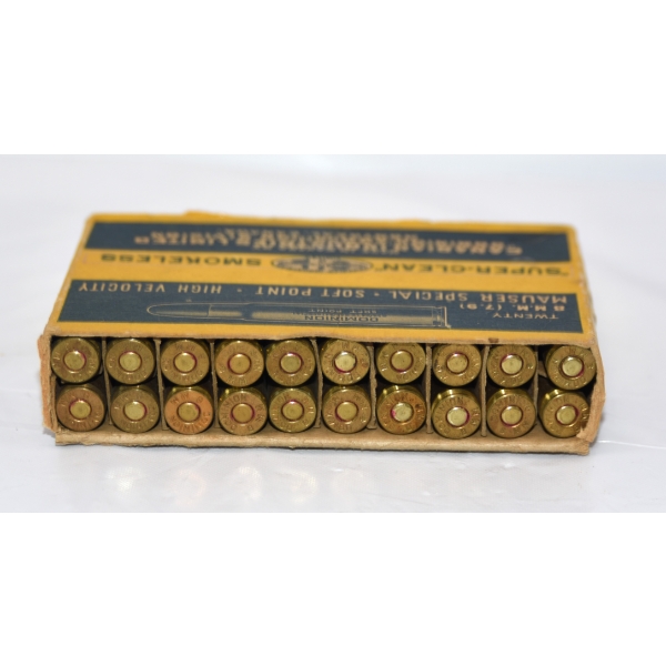 20 Rounds Dominion 8mm Special Soft Point Ammunition 