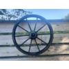 Image 3 : 4 Vintage Metal Spoked Implement Wheels