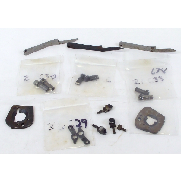 Webley MK IV 38 Revolver Extractor Nuts, 3 Hammer Catch, 2 Recoil Shields 
