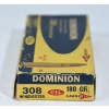 Image 5 : 14 Rounds Dominion 308 Win. 180gr. ST Ammunition & 6 Pieces Shot Brass