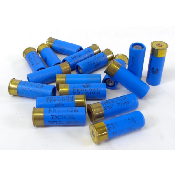 17 Rounds Federal Premium Tactical 12 Gauge Rifled Slug Ammunition 