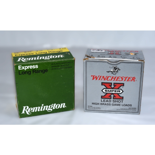 36 Rounds Winchester & Remington 12ga 2 3/4" 1 1/4oz #7 1/2 Ammunition