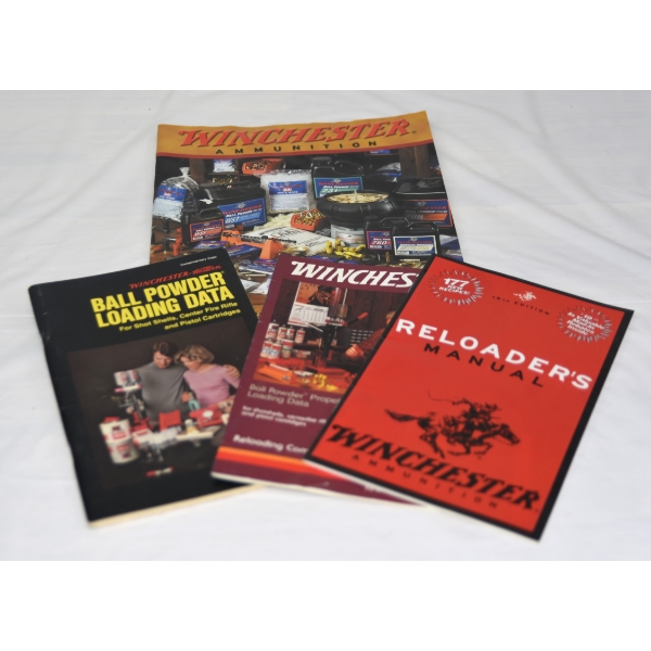 1976, 1985, 1997 and 2003 Winchester Reloading Manuals