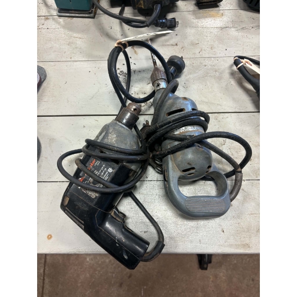 Vintage Black & Decker & Cummins Corded Electric Drills