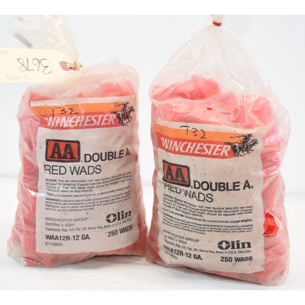 2.2 Pounds Winchester AA 12 Gauge Plastic Wads
