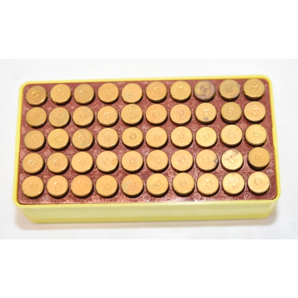 50 Rds. Collector's Imperial 22 Long Plated H.V. R.F. Ammunition 