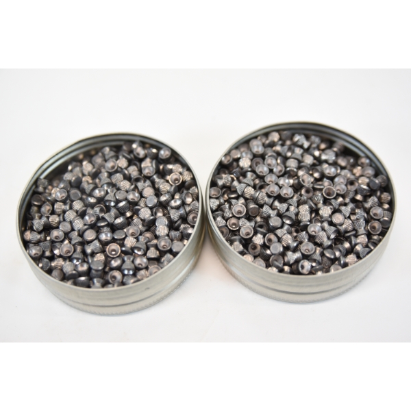 2- Tins (500 per) Ruko .177 Match Pellets