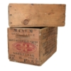 Image 3 : Vintage 2 CIL Wood Ammunition Open-top Crates