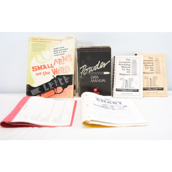 Box Lot Books & Reloading Manuals 