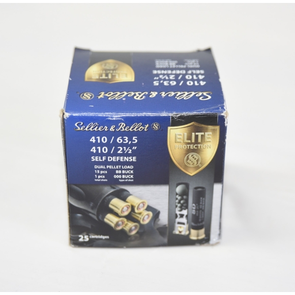 25 Rounds Selleir & Bellot 410 2 1/2" Ammunition
