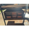 Image 3 : vintage industrial Metal Rolling Cart with Assorted Contents 